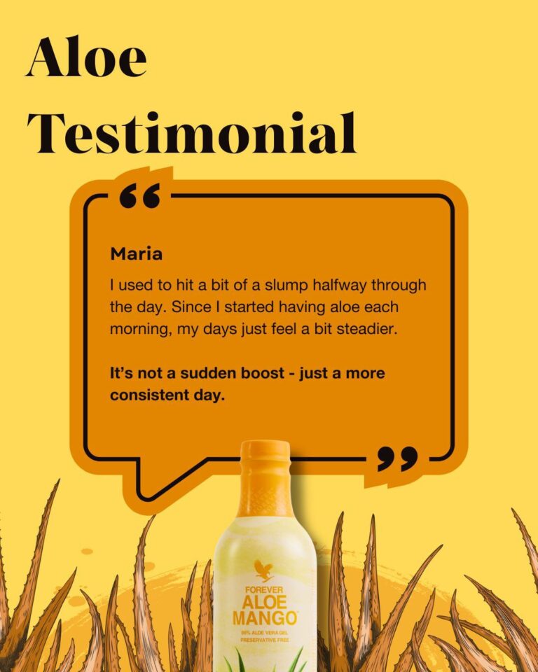 customer testimonial aloe