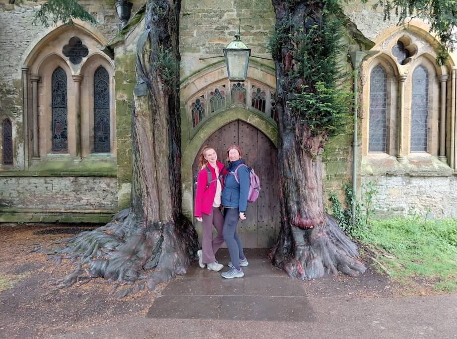 Caroline on travels in UK
