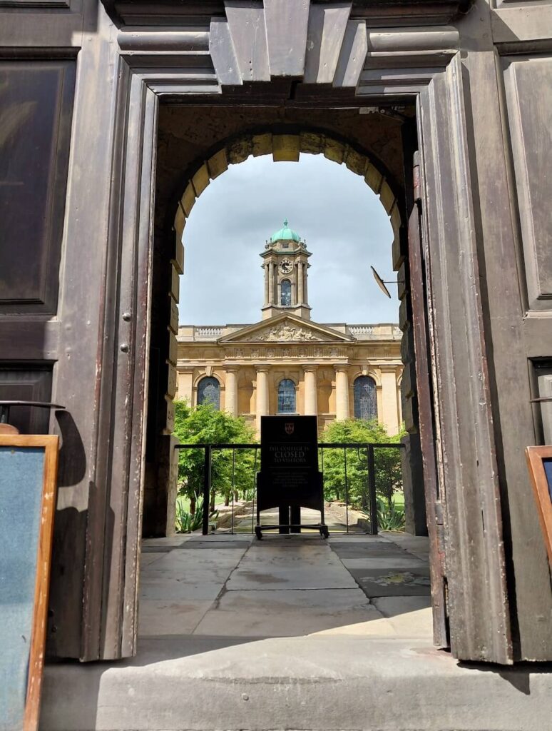 Oxford architecture during tour
